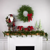 Northlight Cypress And Pine Cone   Unlit Indoor Christmas Garland