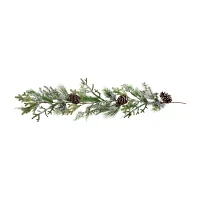 Northlight Frosted Pine And Cedar Indoor Christmas Garland