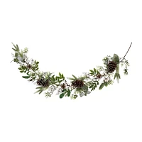 Northlight Frosted Pinecones Indoor Christmas Garland