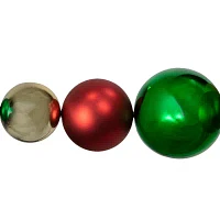 Northlight Shiny And Matte Shatterproof Ball Swag