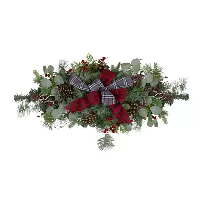 Northlight 36in Bows And Berries   Unlit Christmas Swags