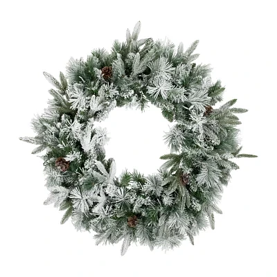 Northlight Rosemary Emerald Angel Pine Indoor Christmas Wreath