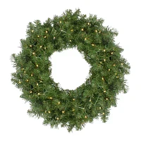 Northlight Whitmire Pine Indoor Pre-Lit Christmas Wreath