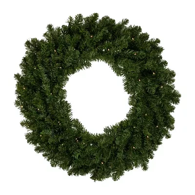 Northlight Canadian Pine Indoor Pre-Lit Christmas Wreath