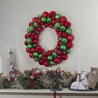 Northlight Shatterproof Ball Indoor Wreath
