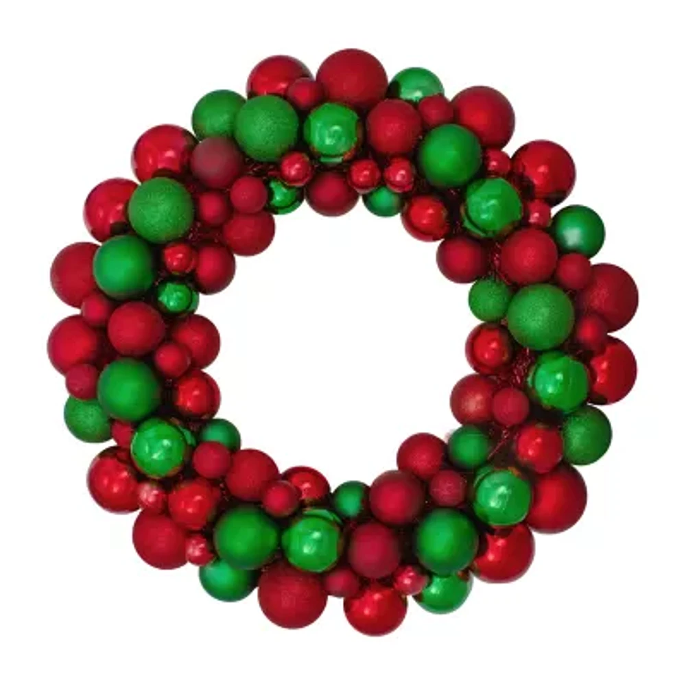 Northlight Shatterproof Ball Indoor Wreath
