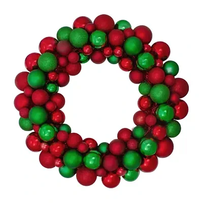 Northlight Shatterproof Ball Indoor Wreath