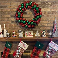 Northlight Shatterproof Ball Indoor Wreath