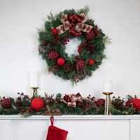 Northlight Pine Artificial   Unlit Wreath