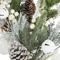 Northlight Mixed Foliage With Pine Cones Indoor Wreath