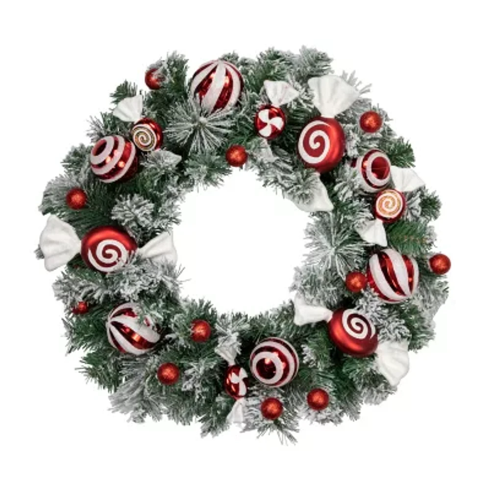 Northlight Frosted Pine Artificial Indoor Christmas Wreath