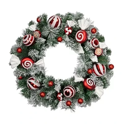 Northlight Frosted Pine Artificial Indoor Christmas Wreath