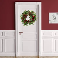 Northlight Boxwood And Pine Indoor Christmas Wreath