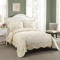 Modern Heirloom Felisa Embroidered Quilt Set