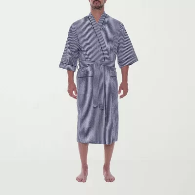 Majestic International Mens-Tall Kimono Robes 3/4 Sleeve Long Length