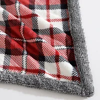 Eddie Bauer Parkwood Plaid Plush Lightweight Throw