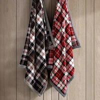 Eddie Bauer Parkwood Plaid Plush Lightweight Throw