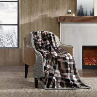 Eddie Bauer Trailhead Plaid Plush Lightweight Throw