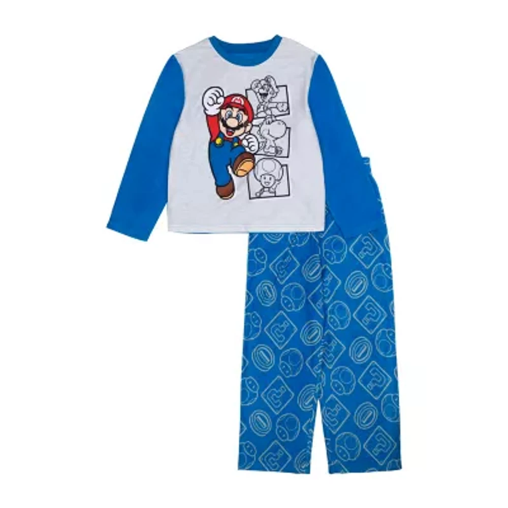 Little & Big Boys 2-pc. Super Mario Pajama Set