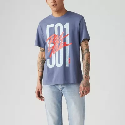 Levi's Mens Crew Neck Short Sleeve Relaxed Fit T-Shirt