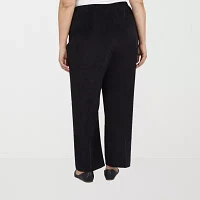 Alfred Dunner Classics Womens Straight Corduroy Pant