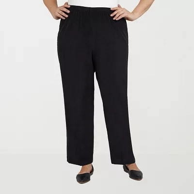 Alfred Dunner Classics Womens Straight Corduroy Pant