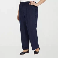 Alfred Dunner Classics Womens Straight Corduroy Pant