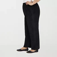 Alfred Dunner Classics Womens Straight Corduroy Pant