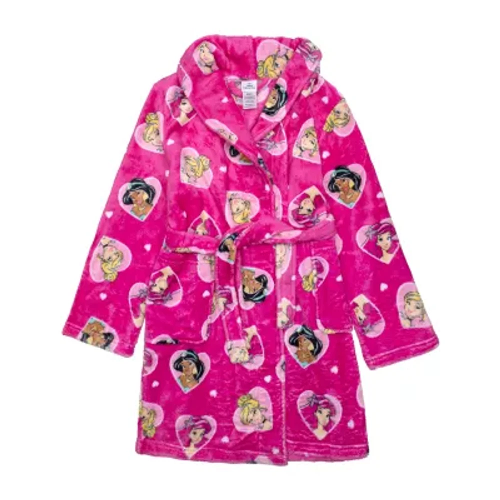 Disney Collection Little & Big Girls Knee Length Long Sleeve Princess Robe