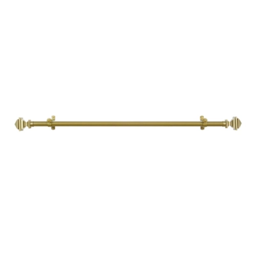 Buono II ¾" Adjustable Curtain Rod with Bach Finial