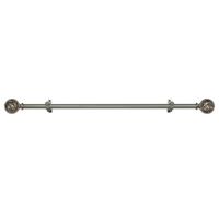 Buono II ¾" Adjustable Curtain Rod with Grace Finial