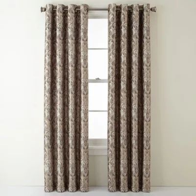 Royal Velvet Blackout Grommet Top Single Curtain Panel