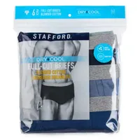 Stafford Dry + Cool Full-Cut 6 Pack Briefs