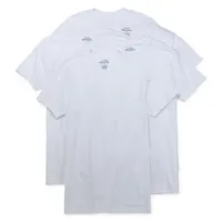 Stafford Dry + Cool Bonus Pack Mens 5 Short Sleeve Crew Neck Moisture Wicking T-Shirt