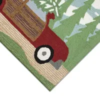 Liora Manne Frontporch Woody Wonderland Animal Hand Tufted Indoor Outdoor Rectangular Accent Rug