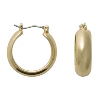 Bold Elements Thick Hoop Earrings