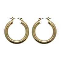 Bold Elements Thick Hoop Earrings