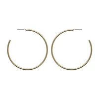 Bold Elements Thin Hoop Earrings