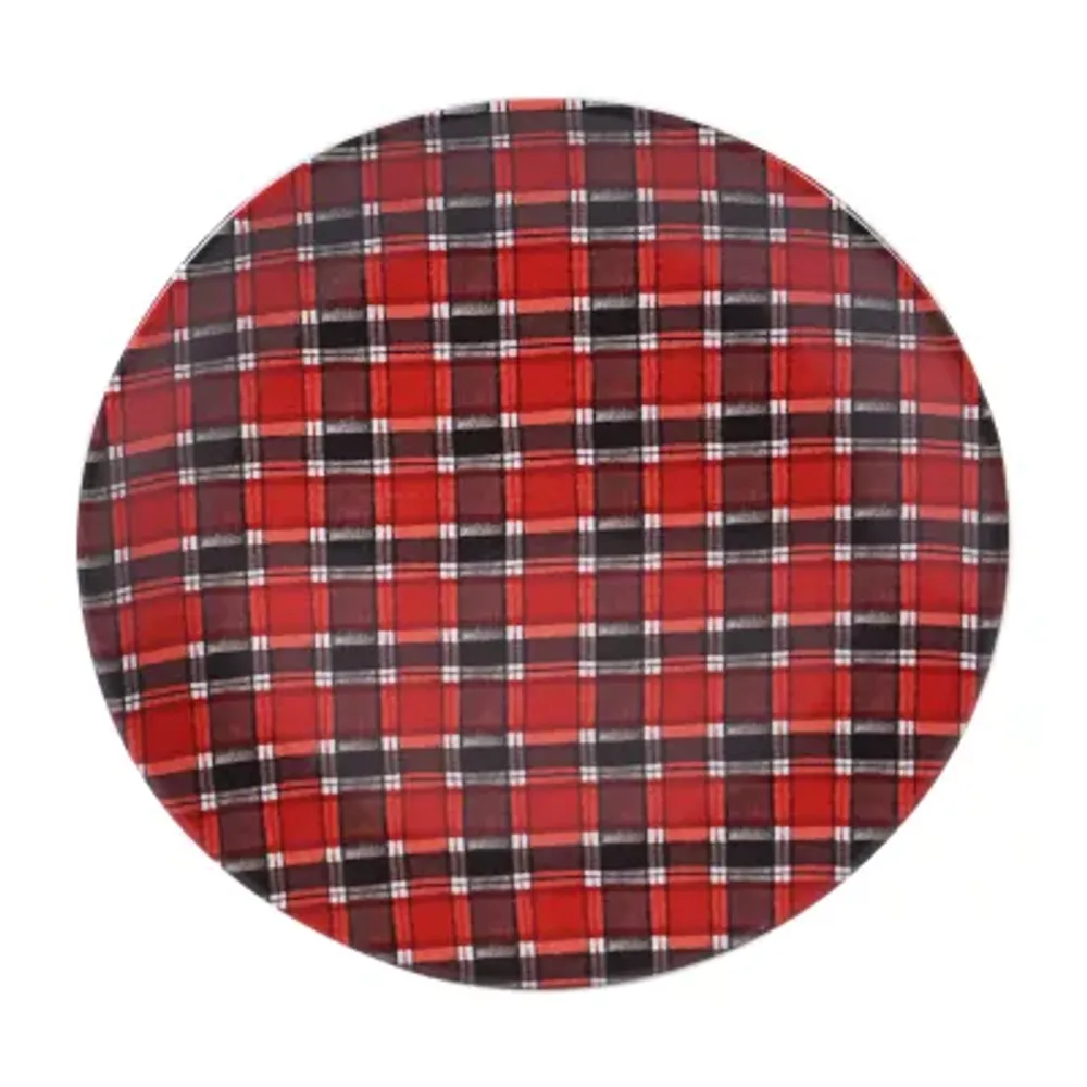 Certified International Plaid Serving Platter