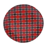 Certified International Plaid Serving Platter