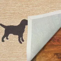 Liora Manne Frontporch Doggies Hand Tufted Rectangular Rugs & Floor Coverings Indoor Outdoor Animal Accent