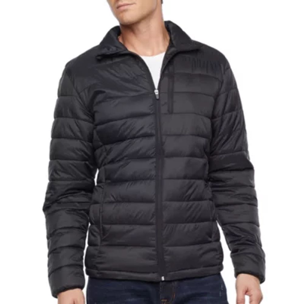 St. John's Bay Mens Water Resistant Lightweight Puffer Jacket