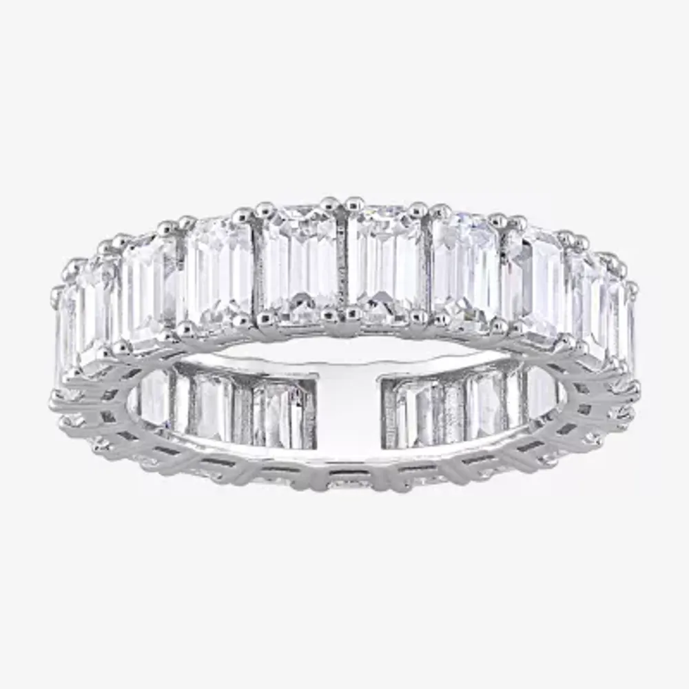 Womens 6 1/3 Ct. T.W. Lab Created White Moissanite 14K Gold Anniversary Engagement Ring