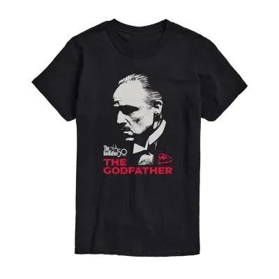 The Godfather Mens Crew Neck Short Sleeve Regular Fit Graphic T-Shirt