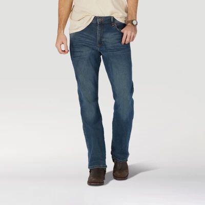 Wrangler® Mens Stretch Slim Fit Bootcut Jean