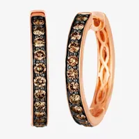 Le Vian Chocolatier® Earrings featuring 1 1/20 CT. T.W. Chocolate Diamonds® set 14K Honey or Strawberry Gold™