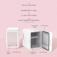 Slf Led Mirror Door Mini Cosmetic Cooler