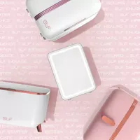 Slf Led Mirror Door Mini Cosmetic Cooler