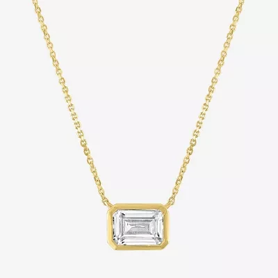 Diamond Addiction (G-H / Si2-I1) Womens 1 CT. T.W. Lab Grown White Diamond 14K Gold Pendant Necklace