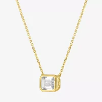 Diamond Addiction (G-H / Si2-I1) Womens 1 CT. T.W. Lab Grown White Diamond 14K Gold Pendant Necklace